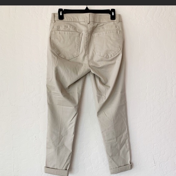 Democracy Tan Ankle Skimmers Pants Size 4 - Picture 4 of 12